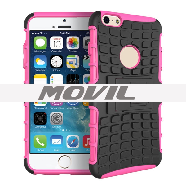 NP-1903 2 en 1 funda para iPhone 6 plus con soporte-0